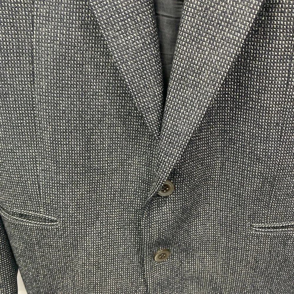 VTG Yves Saint Laurent Wool Blazer Mens Black  Made in France See Photo Measure